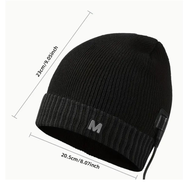 USB-Heated Beanie (Power Bank Required) product image