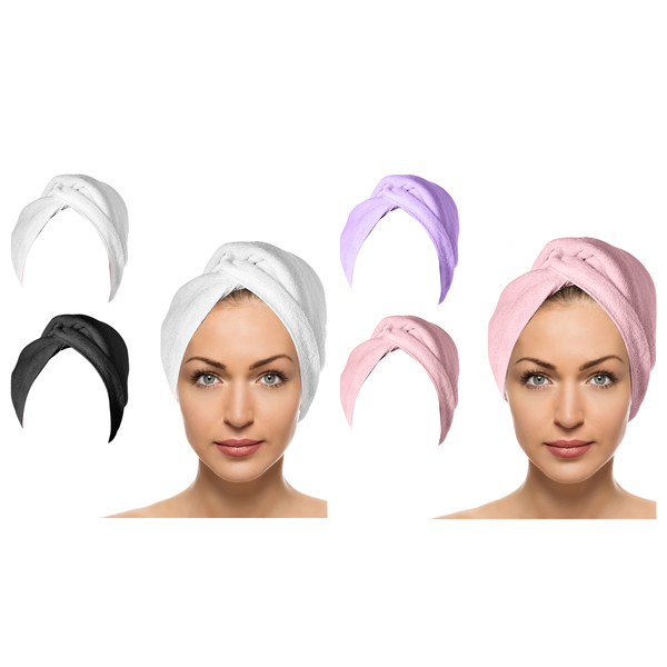 Quick-Drying Towel Turban Set, 2 ct. product image