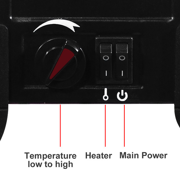 14" 1400W Electric Freestanding Fireplace  product image
