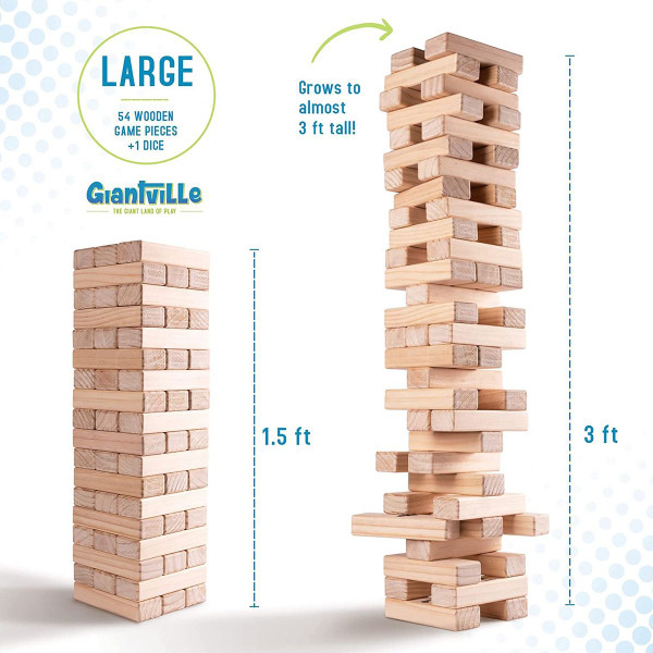 Giant Tumbling Timber Toy by Giantville product image Giant Tumbling Timber Toy by Giantville product image