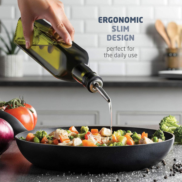 FineDine Glass Oil and Vinegar Dispenser Bottle Set  product image
