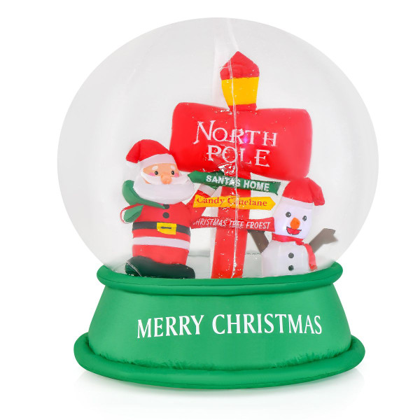 4 ft Christmas Inflatable Santa Snow Globe  product image