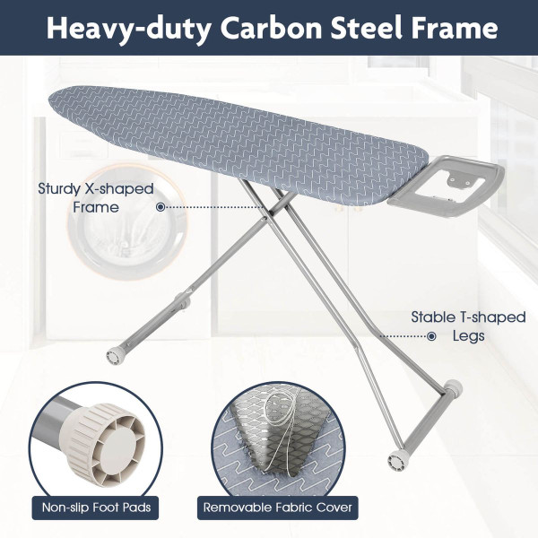 47" x 15" Iron Board with Removable Silver-Coated Cover product image