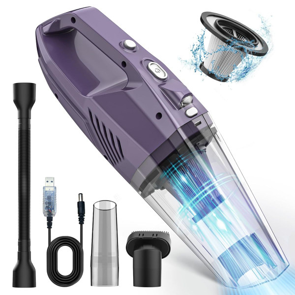 Rechargeable Handheld Wireless Vacuum with HEPA Filter product image
