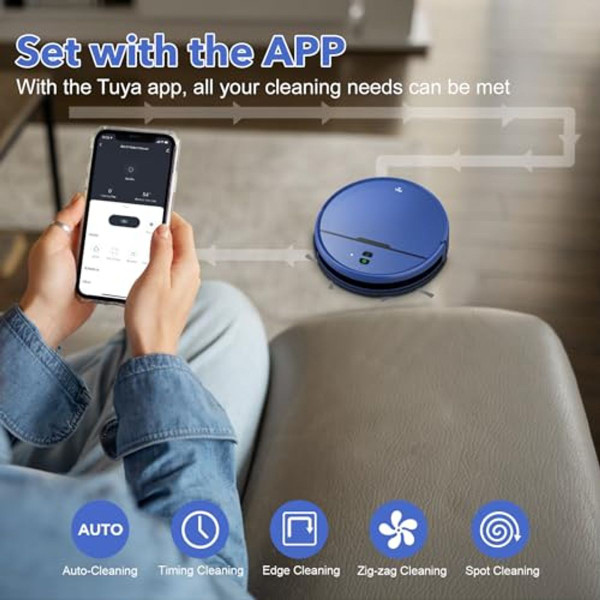 Geometric 2-in-1 Mopping Robot Vacuum  product image