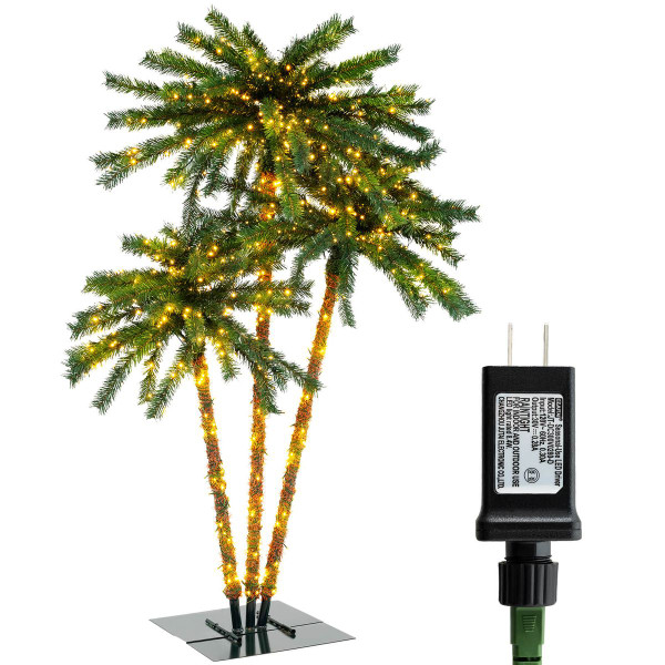 6ft Tropical Design Lighted Palm Tree  product image 6ft Tropical Design Lighted Palm Tree  product image