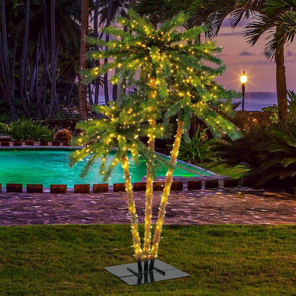 6ft Tropical Design Lighted Palm Tree  product image 6ft Tropical Design Lighted Palm Tree  product image