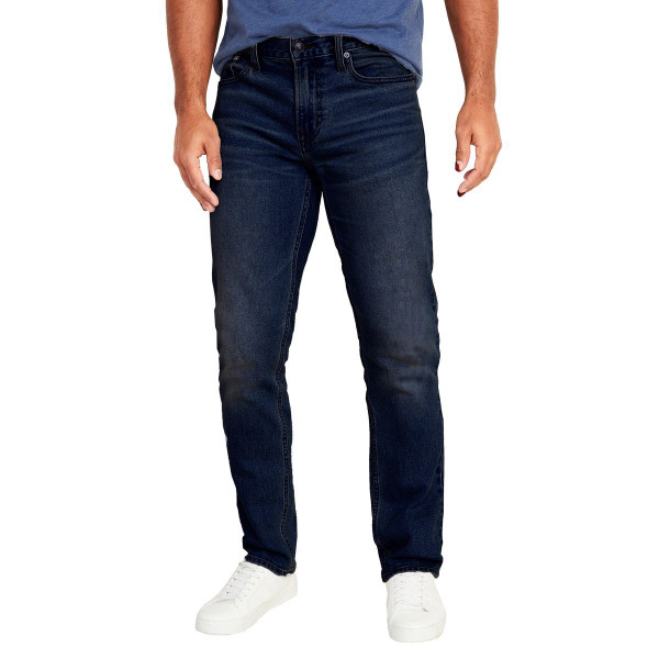 Men's Flex-Stretch Slim Straight Jeans with 31-Inch Inseam (1 or 2-Pair) product image