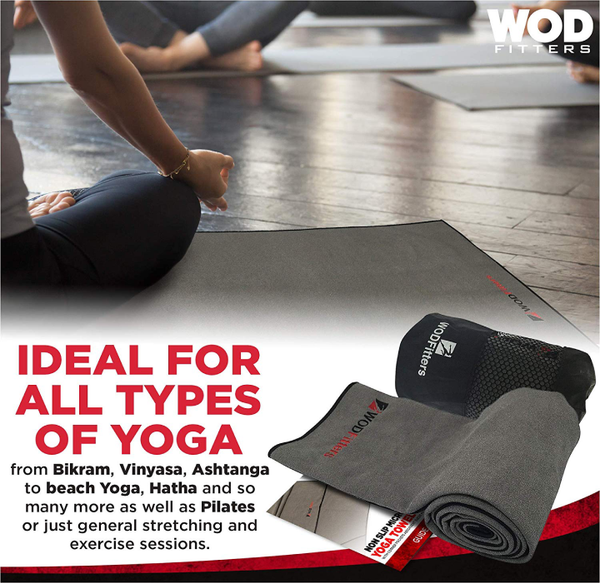 Non Slip Microfiber Yoga Towel Mat with Corner Pocket product image