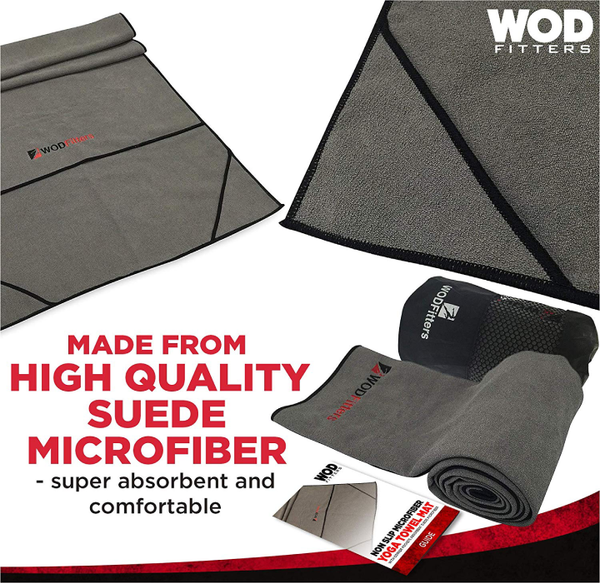 Non Slip Microfiber Yoga Towel Mat with Corner Pocket product image