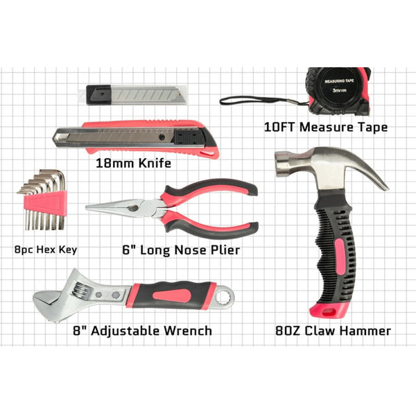 146-Piece Power Tool Combo Kit with 8V Cordless Drill product image