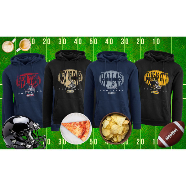 Men's Football Shadow Pullover Hoodie product image