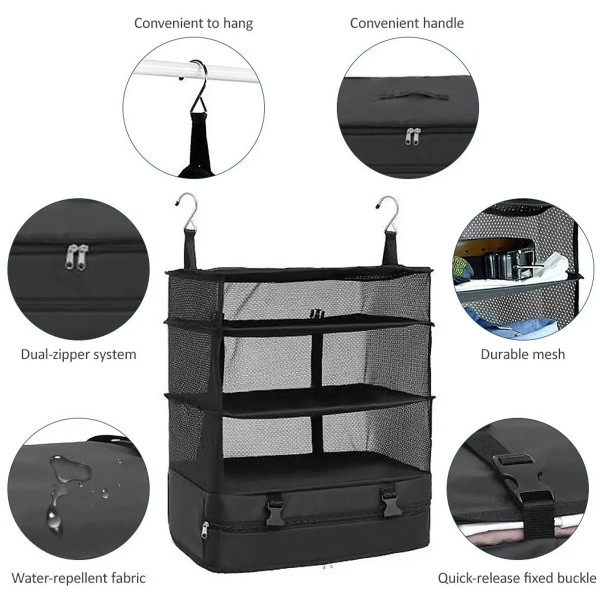 Foldable Closet and Luggage Organizer product image