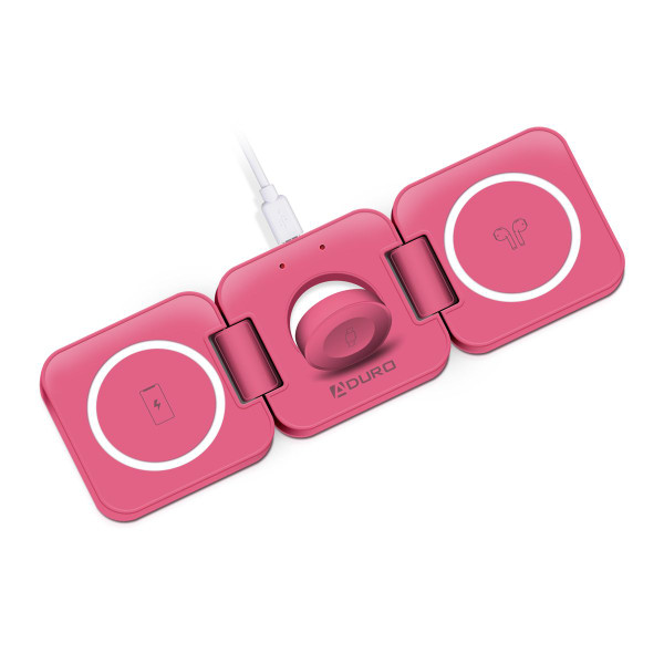 Aduro PowerUp Trinity 3-in-1 Wireless Charging Station for Apple Devices product image