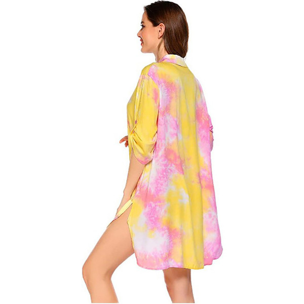 Women's Pullover Swim Beachwear Cover-up Tunic Dress product image