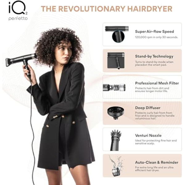 Gama IQ2 Perfetto Hair Dryer product image