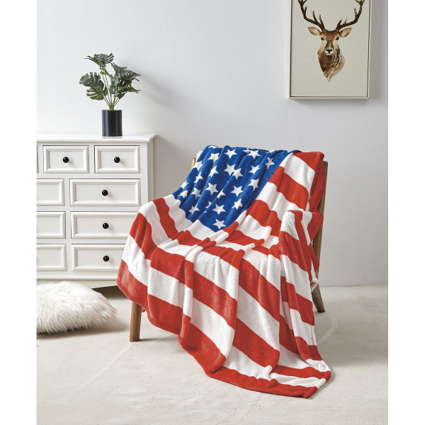 Noble House® American Flag Oversized Throw Blanket product image