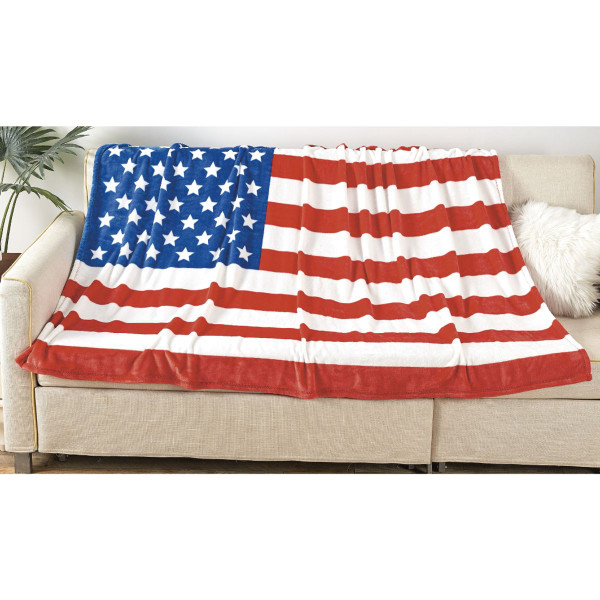 Noble House® American Flag Oversized Throw Blanket product image