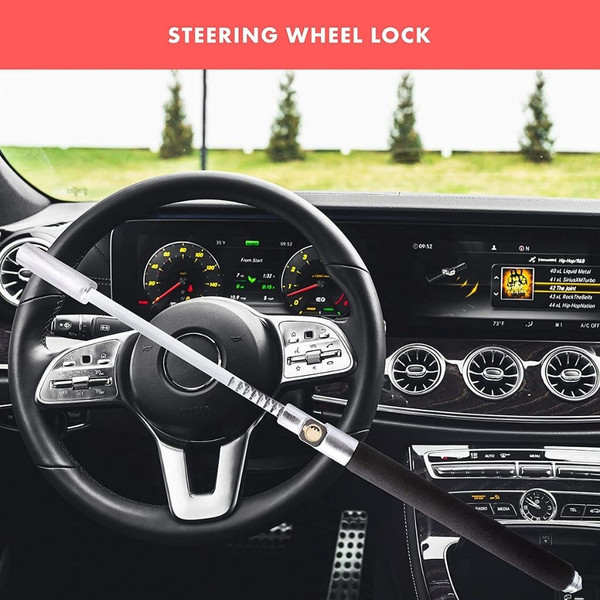 Zone Tech® Anti-theft Car Steering Wheel Lock product image