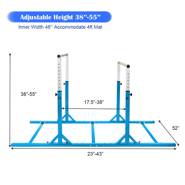 Gymnastics Training Bars and Folding Mat product image