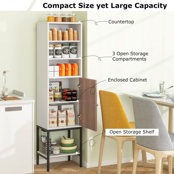 57" Tall Bathroom Cabinet product image