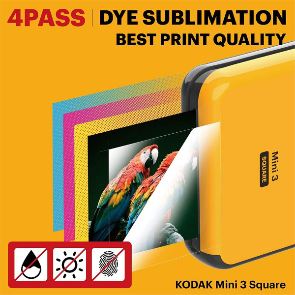 KODAK All- Mini 3 Square Bluetooth Portable Photo Printer product image