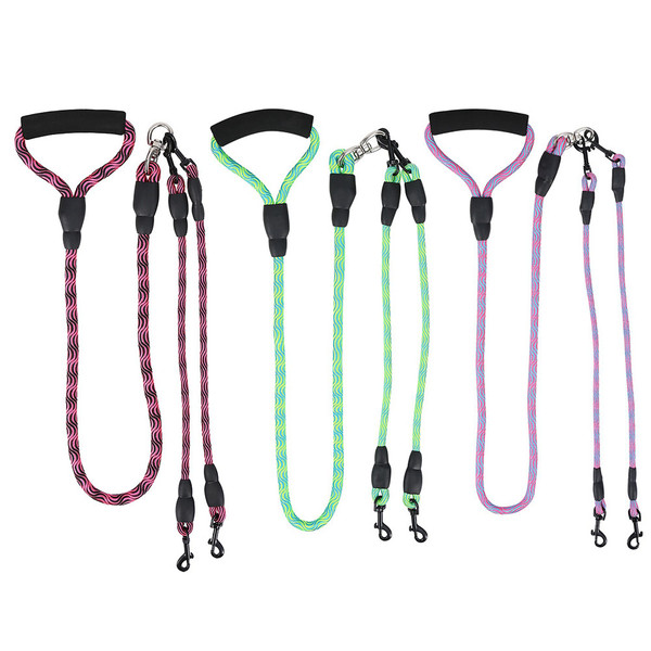 Heavy-Duty No-Tangle Dog Leash with Double Leads product image