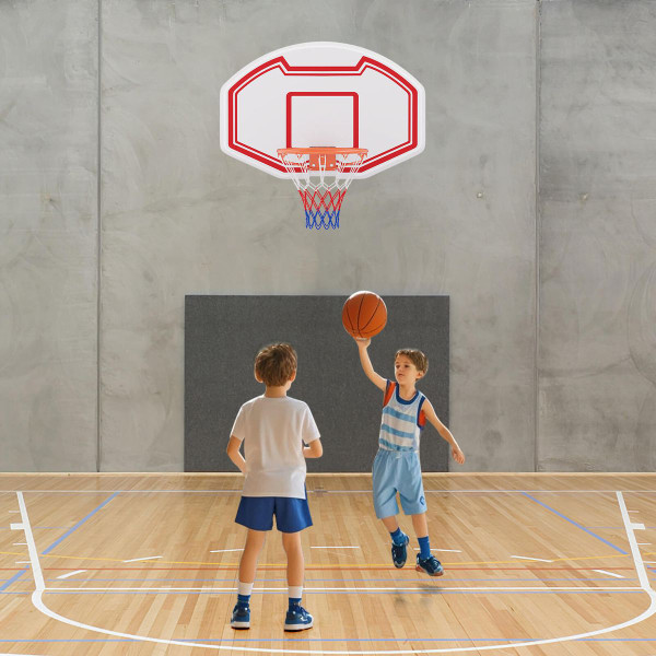36" x 24" Wall Mounted Basketball Hoop with  Shatter-Proof Backboard product image