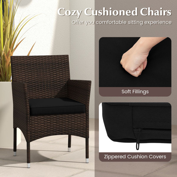 Outdoor Conversation Set with Cushions (3-Piece) product image