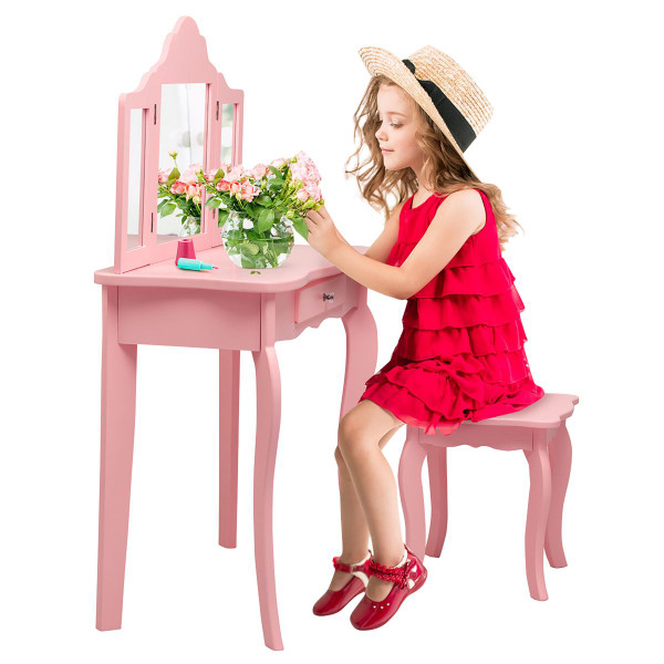 Kid's Vanity Table with Stool  product image