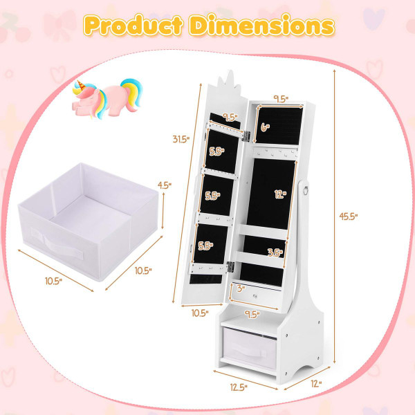 Kids Princess Makeup Vanity Set with Jewelry Cabinet product image Kids Princess Makeup Vanity Set with Jewelry Cabinet product image