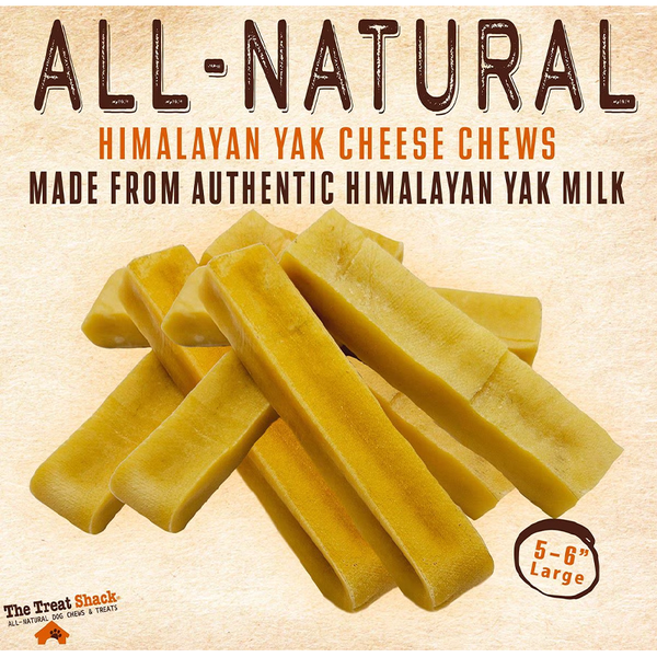 The Treat Shack Himalayan Yak Cheeses Dog Chew Treats, 5-6" (0.5 to 1-Pound) product image
