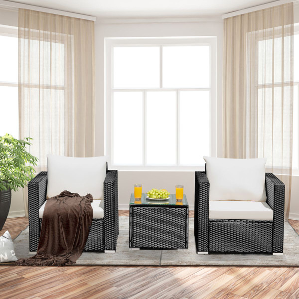3-Piece Wicker Patio Furniture Set product image
