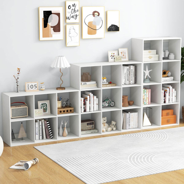 4/6/8/9-Cube Open Bookshelf with Anti-Tip Kits product image