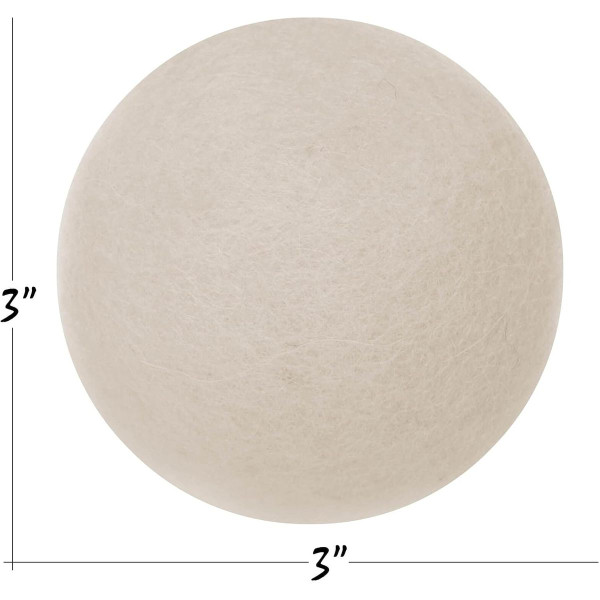 Natural Sheep Wool Dryer Balls, 6 ct. product image
