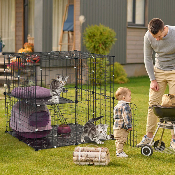 2-Tier Cat Kennel Cage  product image