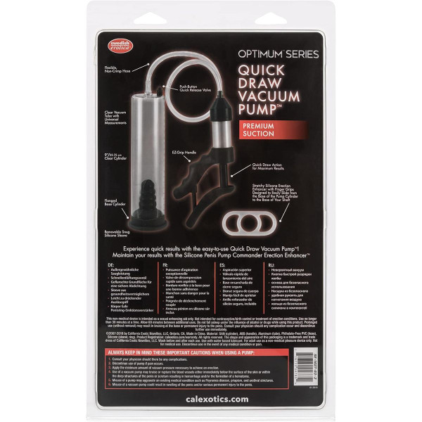 CalExotics Quick Draw Penis Pump with Ring product image