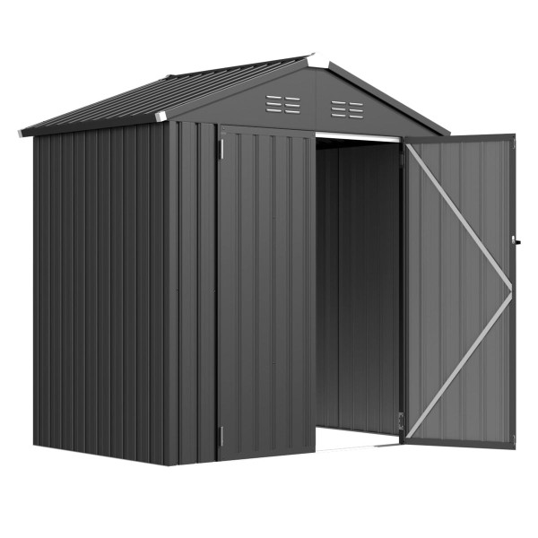 6' x 4' Metal Storage Shed with Lockable Doors product image