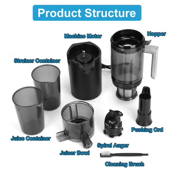 Wide Feed Chute Electric Juicer Extractor Machine product image