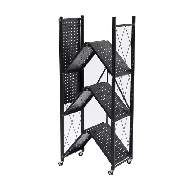 Foldable Storage Shelf with Wheels (3/4/5-Tier Options) product image