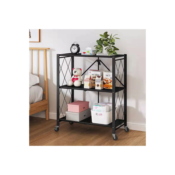 Foldable Storage Shelf with Wheels (3/4/5-Tier Options) product image