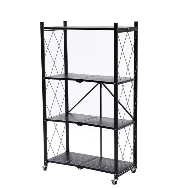 Foldable Storage Shelf with Wheels (3/4/5-Tier Options) product image