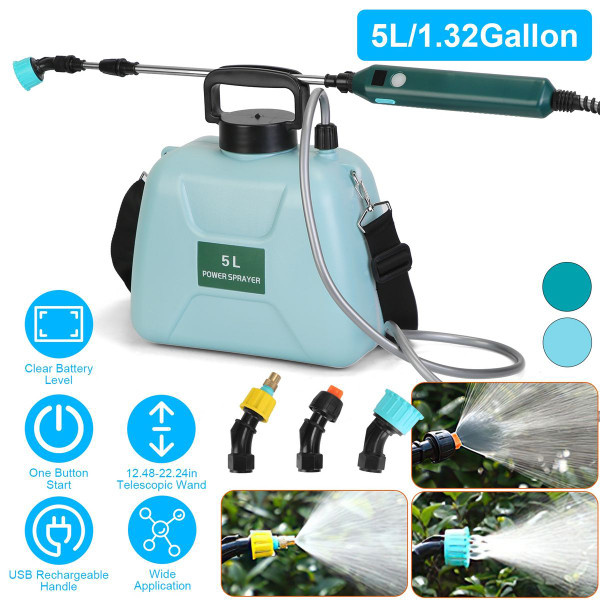 Portable Garden Sprayer, 1.32-Gallon product image