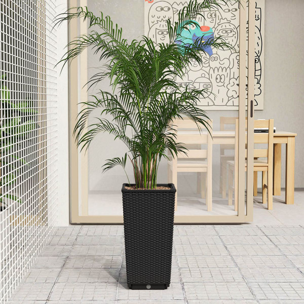 23-Inch Tall Rattan Wicker Planters (Set of 2) product image