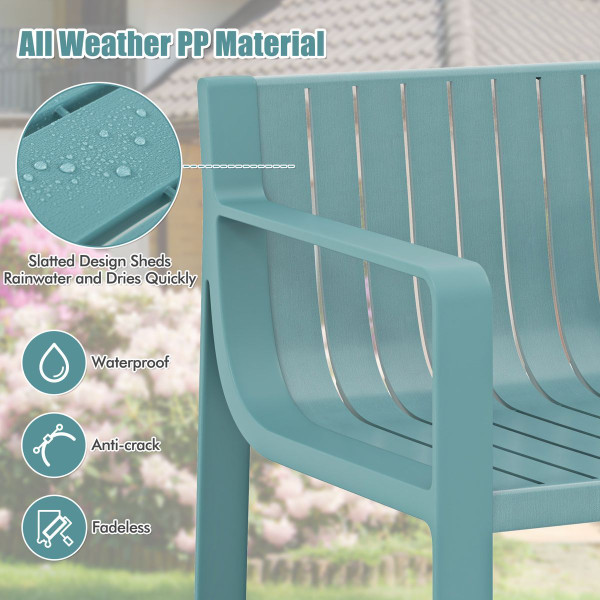 Plastic Outdoor Patio Armchairs (Set of 2 or 4) product image
