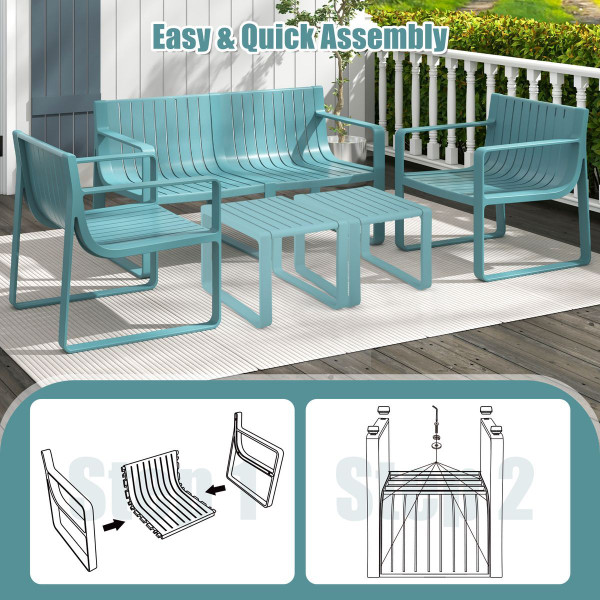 Plastic Outdoor Patio Armchairs (Set of 2 or 4) product image