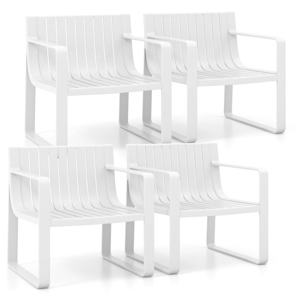 Plastic Outdoor Patio Armchairs (Set of 2 or 4) product image