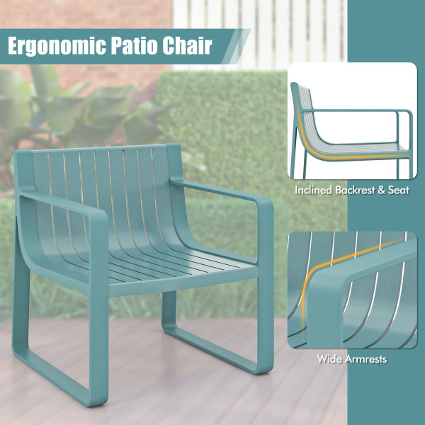 Plastic Outdoor Patio Armchairs (Set of 2 or 4) product image
