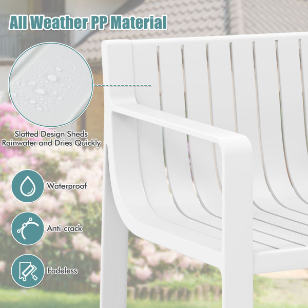 Plastic Outdoor Patio Armchairs (Set of 2 or 4) product image