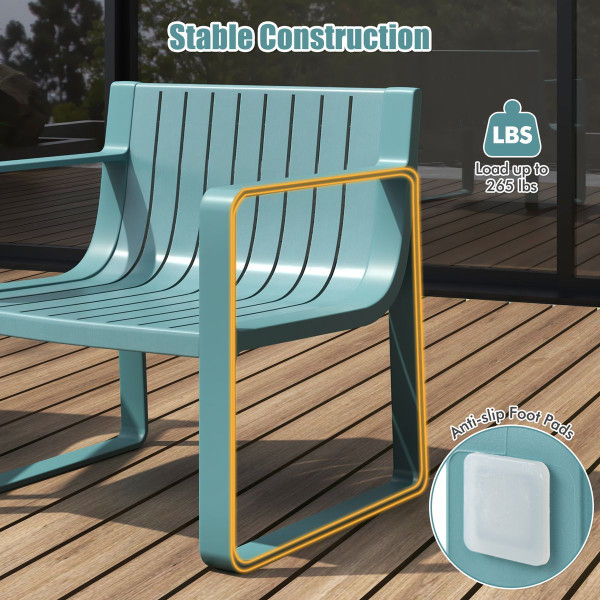 Plastic Outdoor Patio Armchairs (Set of 2 or 4) product image